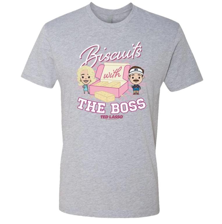 Biscuits with the boss shirt