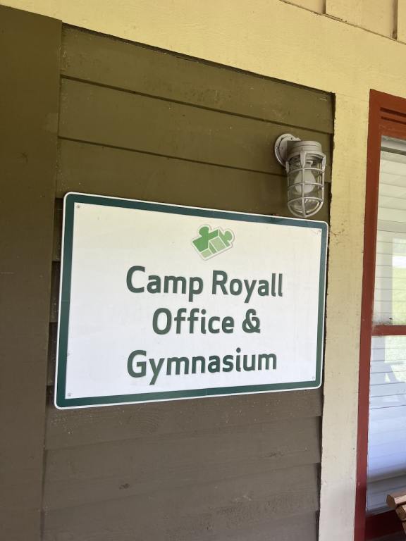 Camp Royall's office and Gym