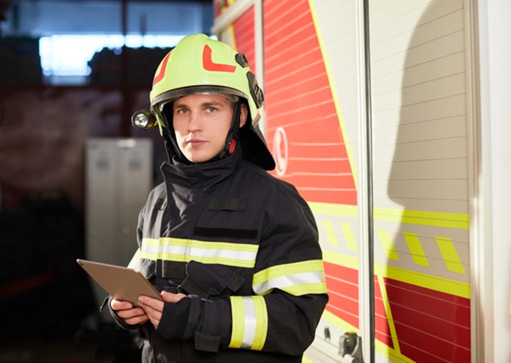 Image of a firefighter.