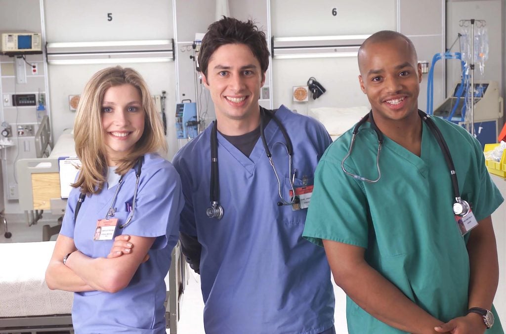 Cast of NBC TV Show "Scrubs"