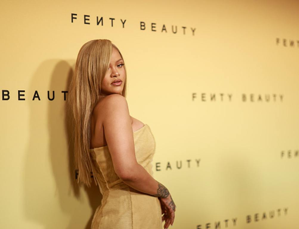 Rihanna attends her immersive beauty event in honor of Fenty Beauty's newest product launch