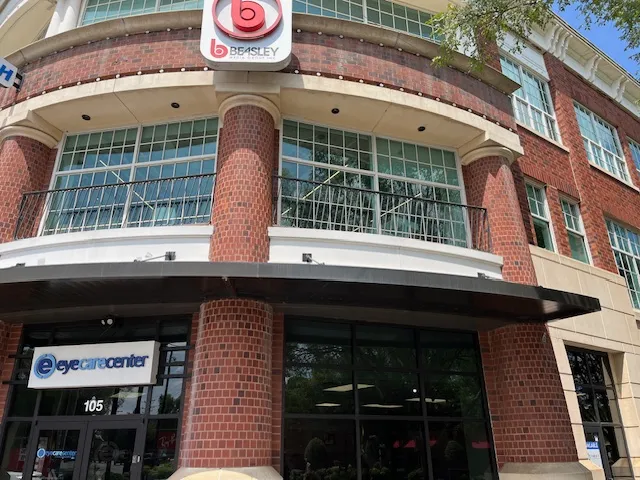 front of a building at South Blvd and Park Ave in South End Charlotte that will soon be home to a new Peruvian sandwich shop in South End