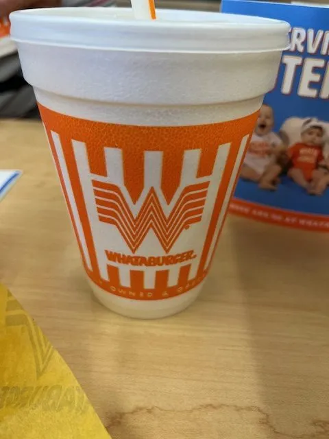 whataburger malt on a table as we learn about whataburger gastonia