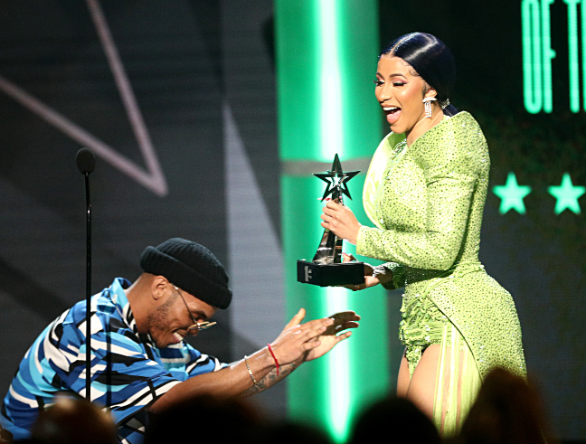 Cardi B Becomes First Woman Rapper To Win Album Of The Year At BET Awards