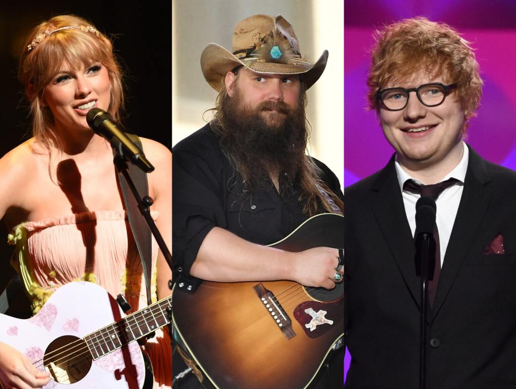 Taylor Swift Confirms Chris Stapleton, Ed Sheeran On New 'Red' Album