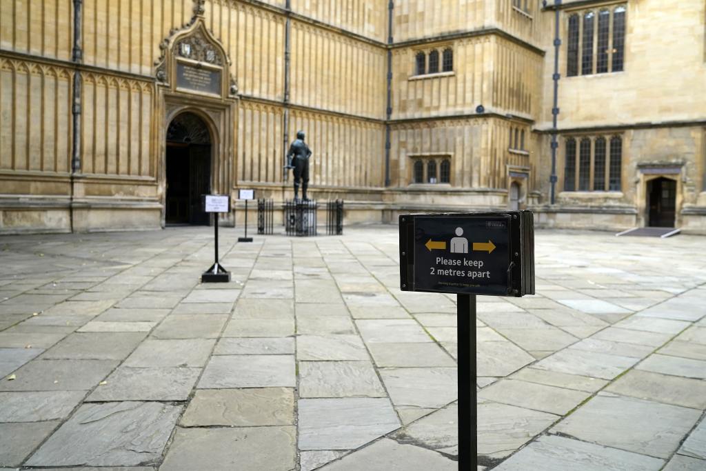 Oxford's Famous Bodleian Library Reopens After Coronavirus Shutdown