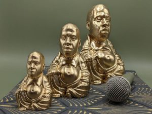 Jay-Z buddha statues