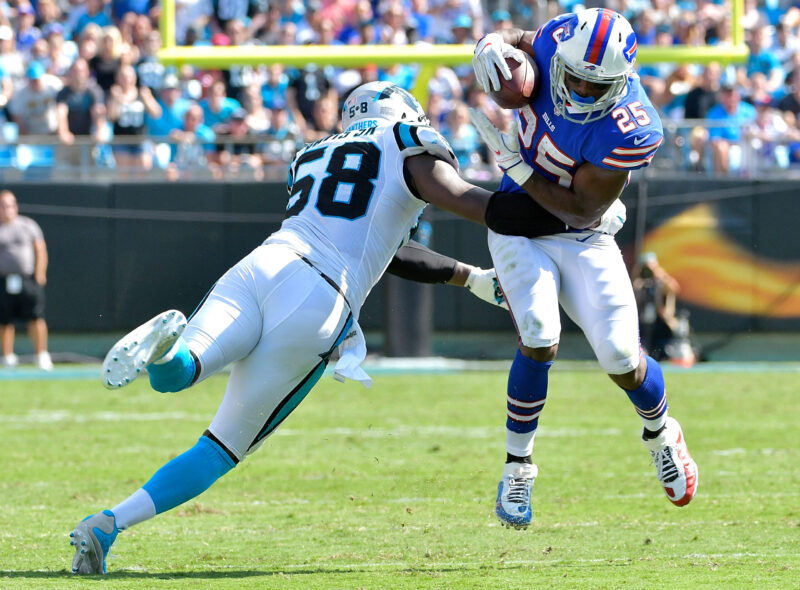 Thomas Davis' car is a Panthers fan's dream