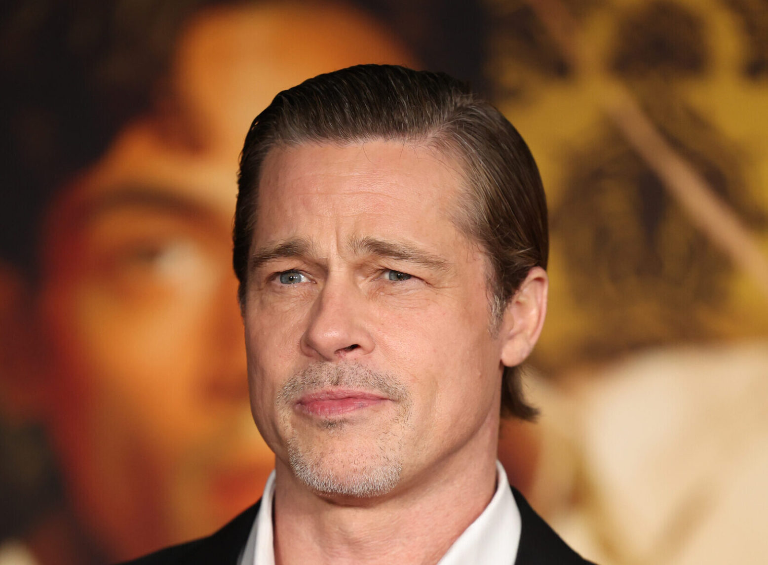 Actor Brad Pitt at the premier of the blockbuster movie Fury at