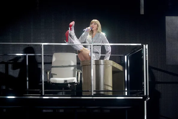 GLENDALE, ARIZONA - MARCH 17: Editorial use only and no commercial use at any time. No use on publication covers is permitted after August 9, 2023. Taylor Swift performs onstage for the opening night of "Taylor Swift | The Eras Tour" at State Farm Stadium on March 17, 2023 in Glendale, Arizona. The city of Glendale, Arizona was ceremonially renamed to Swift City for March 17-18 in honor of The Eras Tour. 
