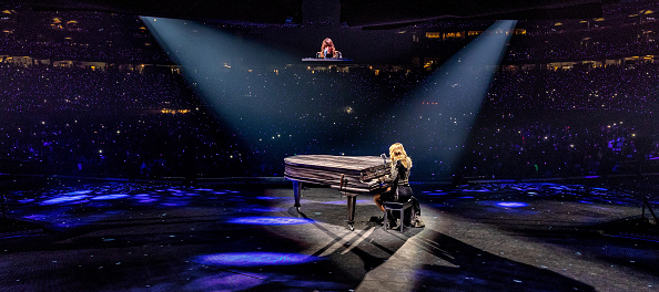 GLENDALE, AZ - MAY 08: Taylor Swift performs onstage during opening night of her 2018 Reputation Stadium Tour at University of Phoenix Stadium on May 8, 2018 in Glendale, Arizona. 