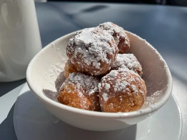 fried biscuit holes at 10/Fold Biscuit a popular Myrtle Beach Biscuit Restaurant